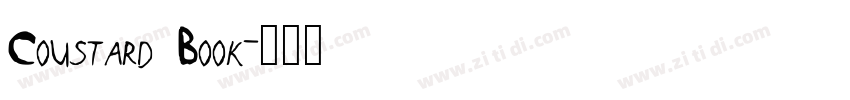 Coustard Book字体转换